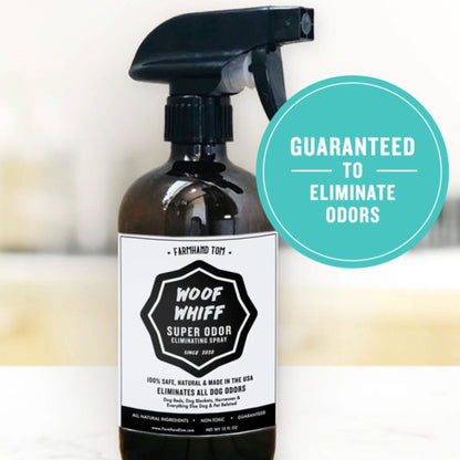 WOOF WHIFF for Dog Owners | Super Odor Eliminating Spray | All-Purpose