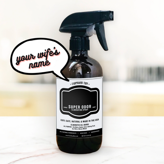 *Personalized* Father's Day Super Odor Eliminating Spray | Made in the USA